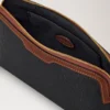 Small Cosmetic Pouch Black & Cognac Bio Based Scotchgrain