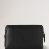 Small Cosmetic Pouch Black Small Classic Grain Women