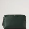 Small Cosmetic Pouch Mulberry Green Small Classic Grain