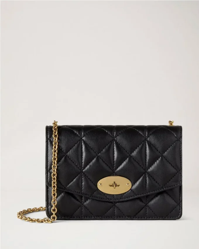 Small Darley Black Quilted Nappa Women