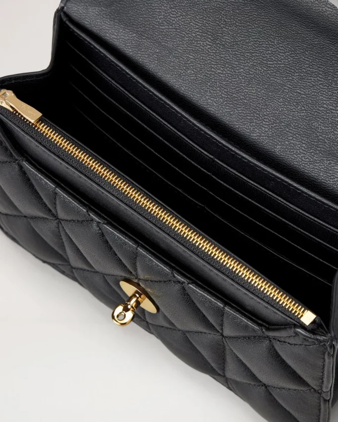 Small Darley Black Quilted Nappa Women