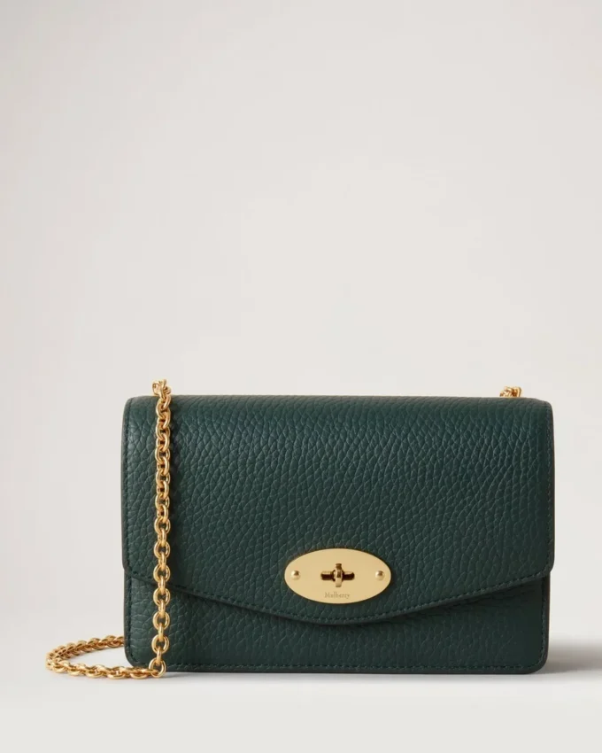 Small Darley Mulberry Green Heavy Grain Women