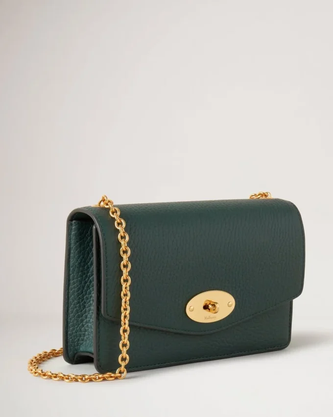 Small Darley Mulberry Green Heavy Grain Women