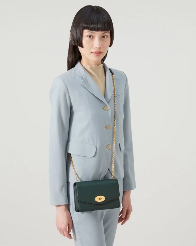 Small Darley Mulberry Green Heavy Grain Women
