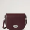 Small Darley Satchel Black Cherry Small Classic Grain