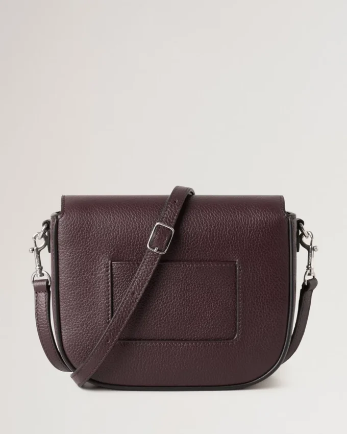Small Darley Satchel Black Cherry Small Classic Grain