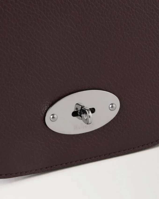 Small Darley Satchel Black Cherry Small Classic Grain