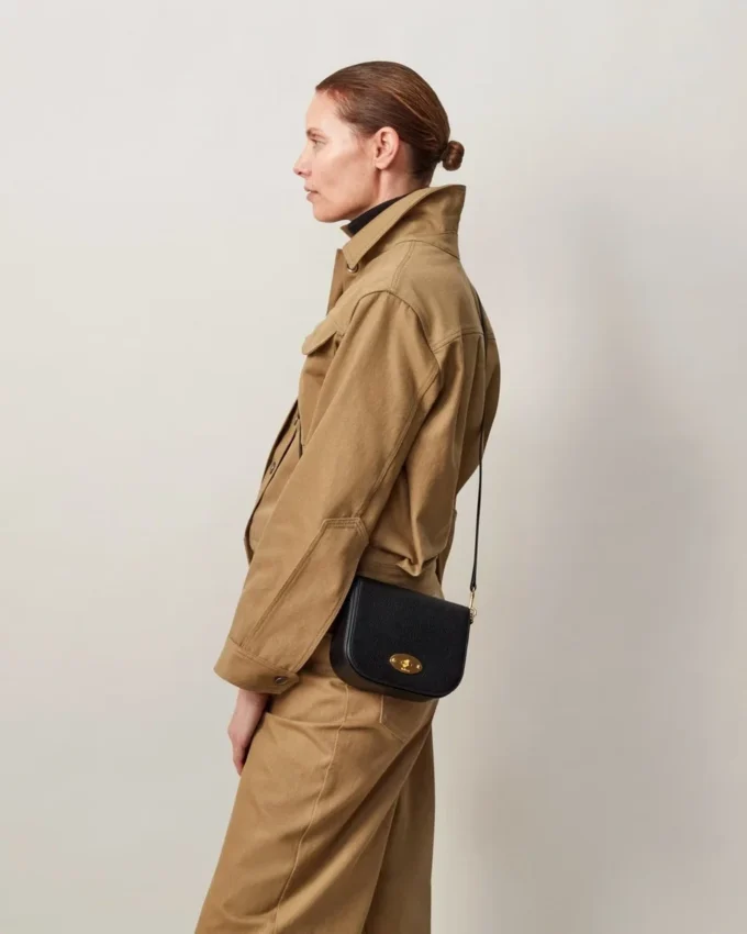 Small Darley Satchel Black Small Classic Grain Darley