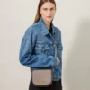 Small Darley Satchel Cashmere Taupe Small Classic Grain