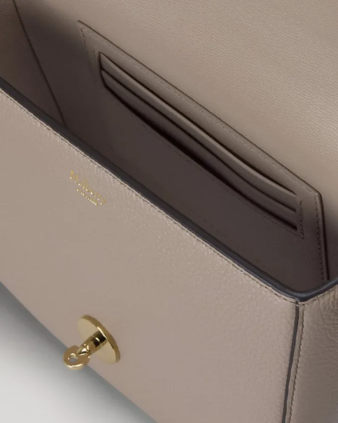 Small Darley Satchel Cashmere Taupe Small Classic Grain