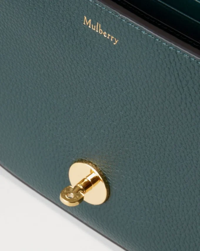 Small Darley Satchel Mulberry Green Small Classic Grain