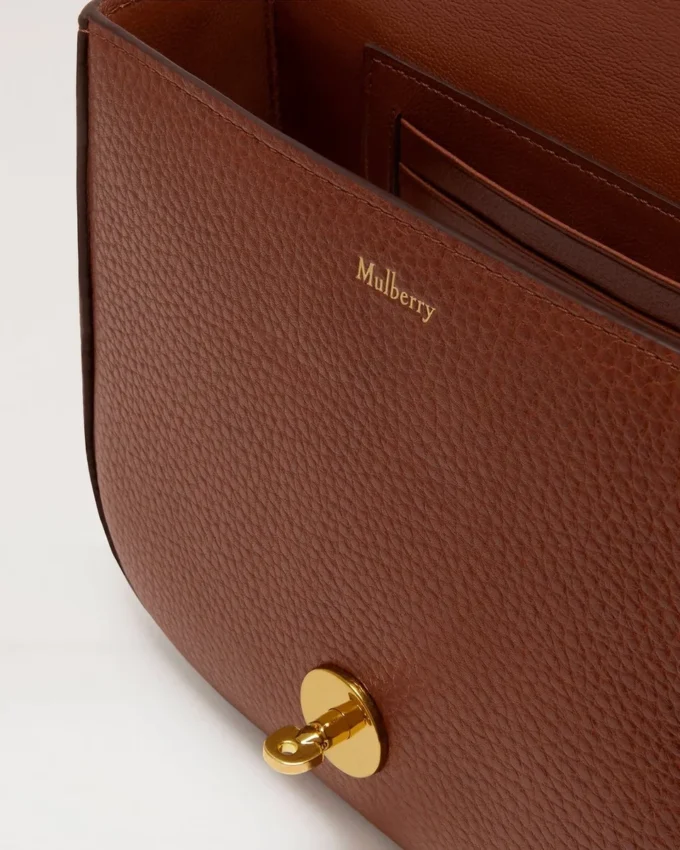 Small Darley Satchel Oak Two-Tone Small Classic Grain