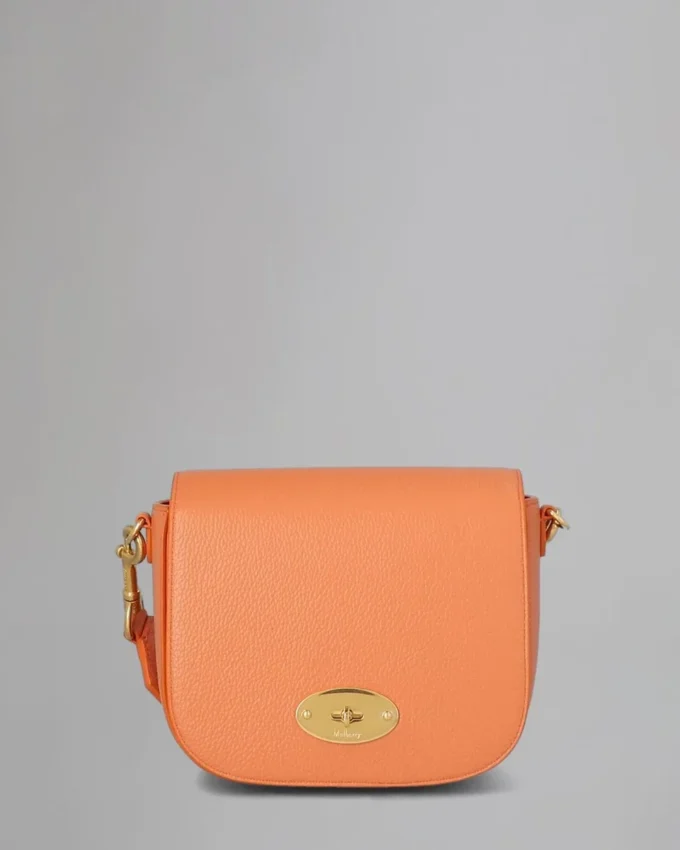 Small Darley Satchel Pre-Loved Apricot Small Classic Grain