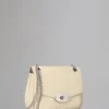 Small Darley Shoulder Bag Pre-Loved Chalk Soft Croc