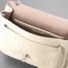 Small Darley Shoulder Bag Pre-Loved Chalk Soft Croc