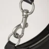 Small Hackney Shoulder Bag Black High Shine Leather