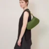 Small Hackney Shoulder Bag Fern High Shine Leather