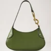 Small Hackney Shoulder Bag Fern High Shine Leather