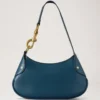 Small Hackney Shoulder Bag out of the Blue High Shine Leather