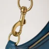 Small Hackney Shoulder Bag out of the Blue High Shine Leather