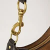 Small Hackney Shoulder Bag Vintage Oak Suede Top Handle Bags