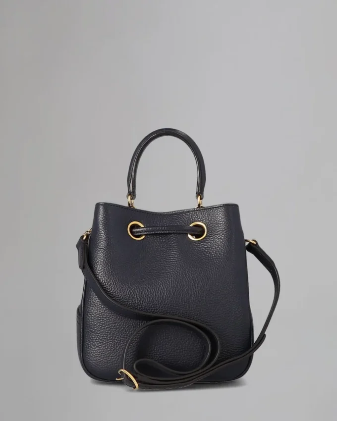 Small Hamsptead Pre-Loved Bright Navy Small Classic Grain
