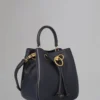 Small Hamsptead Pre-Loved Bright Navy Small Classic Grain