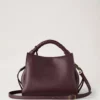 Small Iris Black Cherry Heavy Grain Women