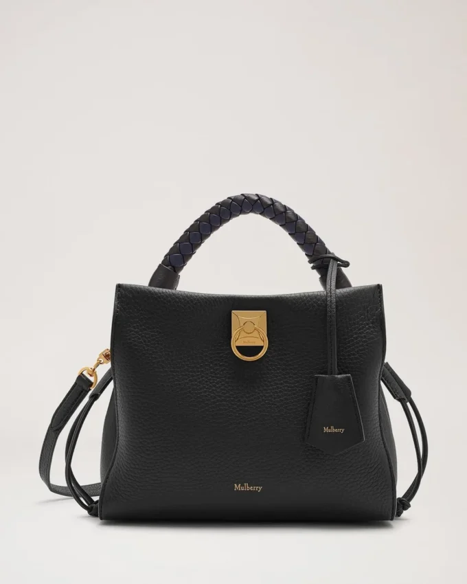 Small Iris Black & Midnight Heavy Grain Women