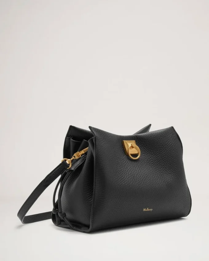 Small Iris Black & Midnight Heavy Grain Women