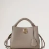 Small Iris Cashmere Taupe Heavy Grain Women