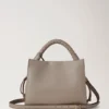 Small Iris Cashmere Taupe Heavy Grain Women