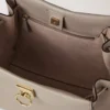 Small Iris Cashmere Taupe Heavy Grain Women