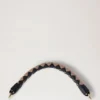 Small Iris Handle Black & Maple Heavy Grain & Silky Calf