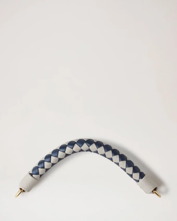 Small Iris Handle Chalk & Midnight Heavy Grain & Silky Calf