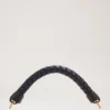 Small Iris Handle Midnight & Black Heavy Grain & Silky Calf