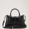 Small Roxanne Black High Shine Leather Roxanne