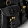 Small Roxanne Black High Shine Leather Roxanne