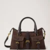 Small Roxanne Chocolate Suede Roxanne