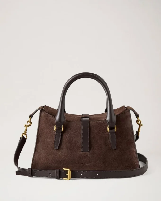 Small Roxanne Chocolate Suede Roxanne