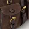 Small Roxanne Chocolate Suede Roxanne