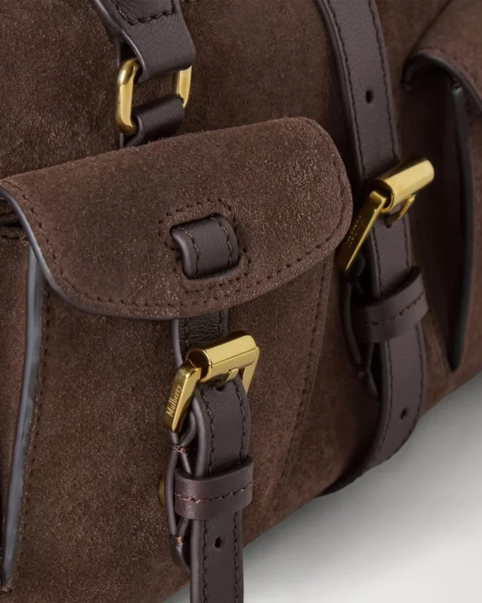 Small Roxanne Chocolate Suede Roxanne