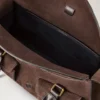 Small Roxanne Chocolate Suede Roxanne