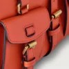 Small Roxanne Coral Orange Small Classic Grain the Occasionwear Edit