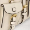 Small Roxanne Eggshell High Shine Leather Women