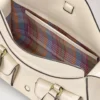 Small Roxanne Eggshell High Shine Leather Women