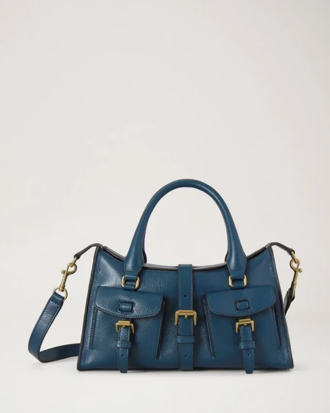 Small Roxanne out of the Blue High Shine Leather