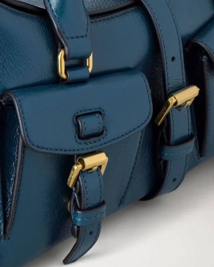 Small Roxanne out of the Blue High Shine Leather