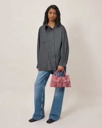 Small Roxanne Pink Scrumpy Suede Gifts for Her