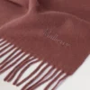 Small Solid Merino Wool Scarf Bright Oak Merino Wool